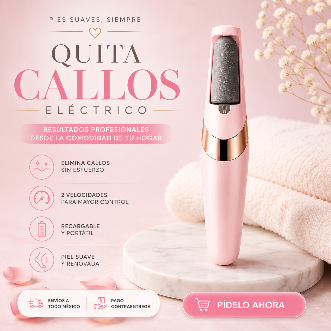 Cassani™ | Quita Callos Eléctrico Recargable USB