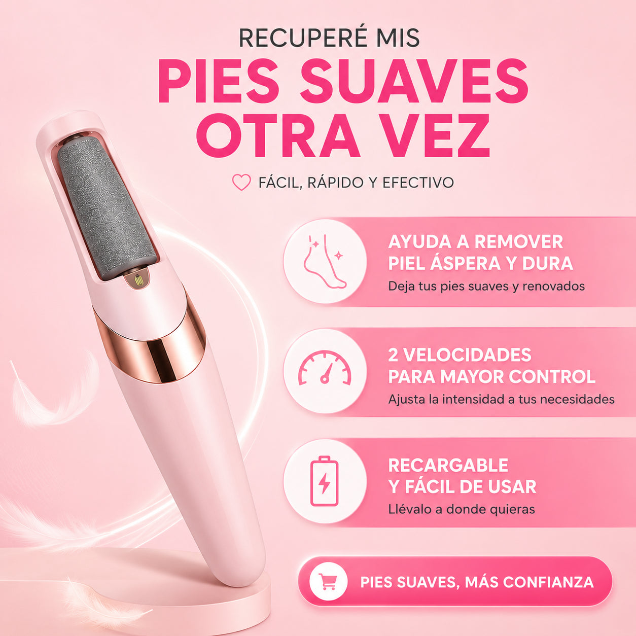 Cassani™ | Quita Callos Eléctrico Recargable USB