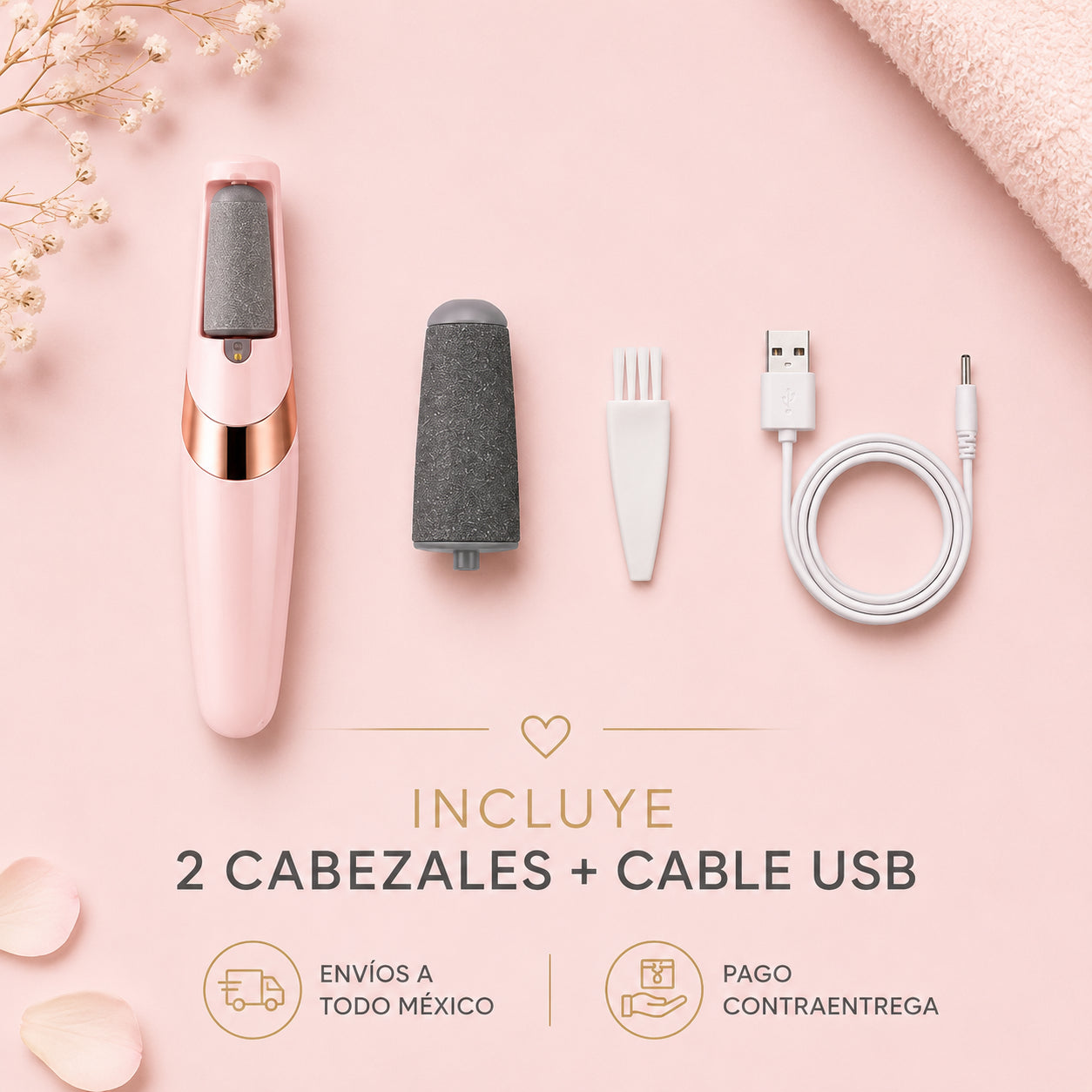 Cassani™ | Quita Callos Eléctrico Recargable USB