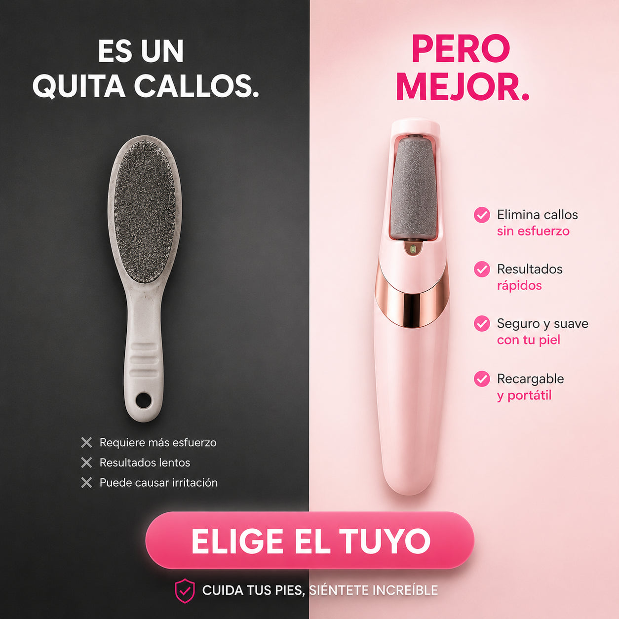 Cassani™ | Quita Callos Eléctrico Recargable USB